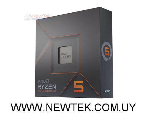 Procesador AMD Ryzen 5 7600X Hasta 5.3GHz 6 Núcleos Socket AM5 Caché L3 32MB